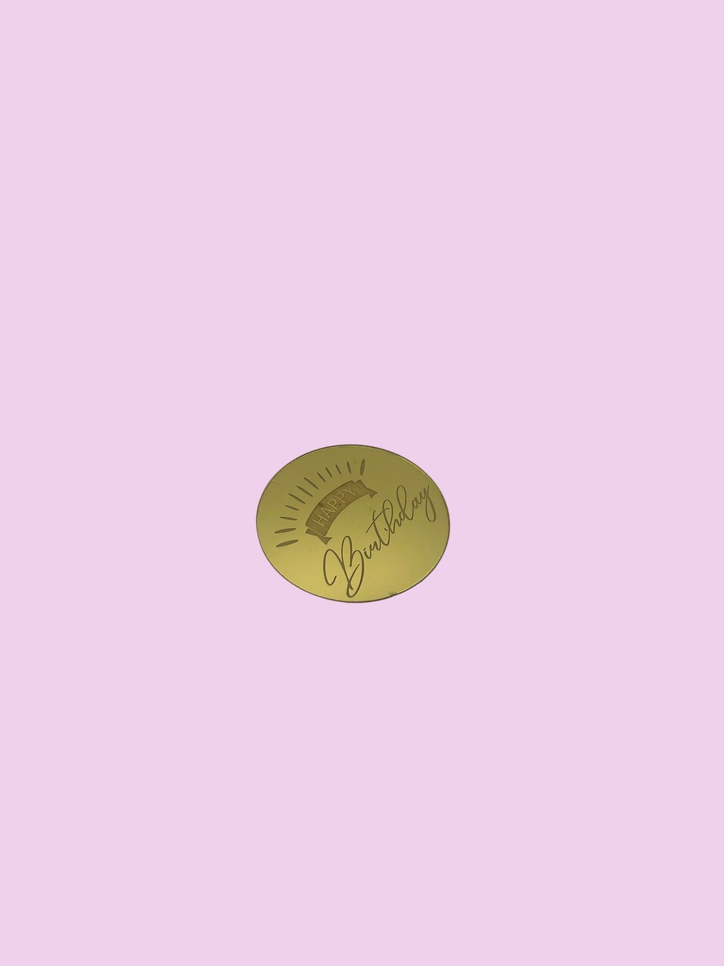 Happy Birthday Coin- Gold
