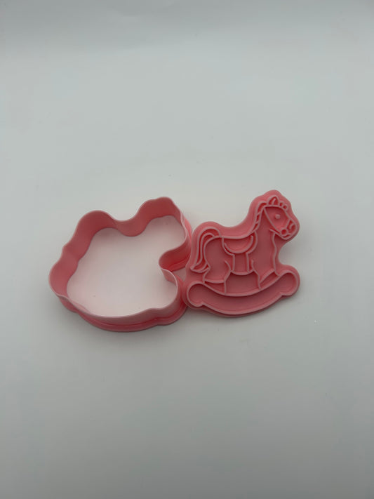 Baby Rocking Horse Cookie/Fondant Stamp