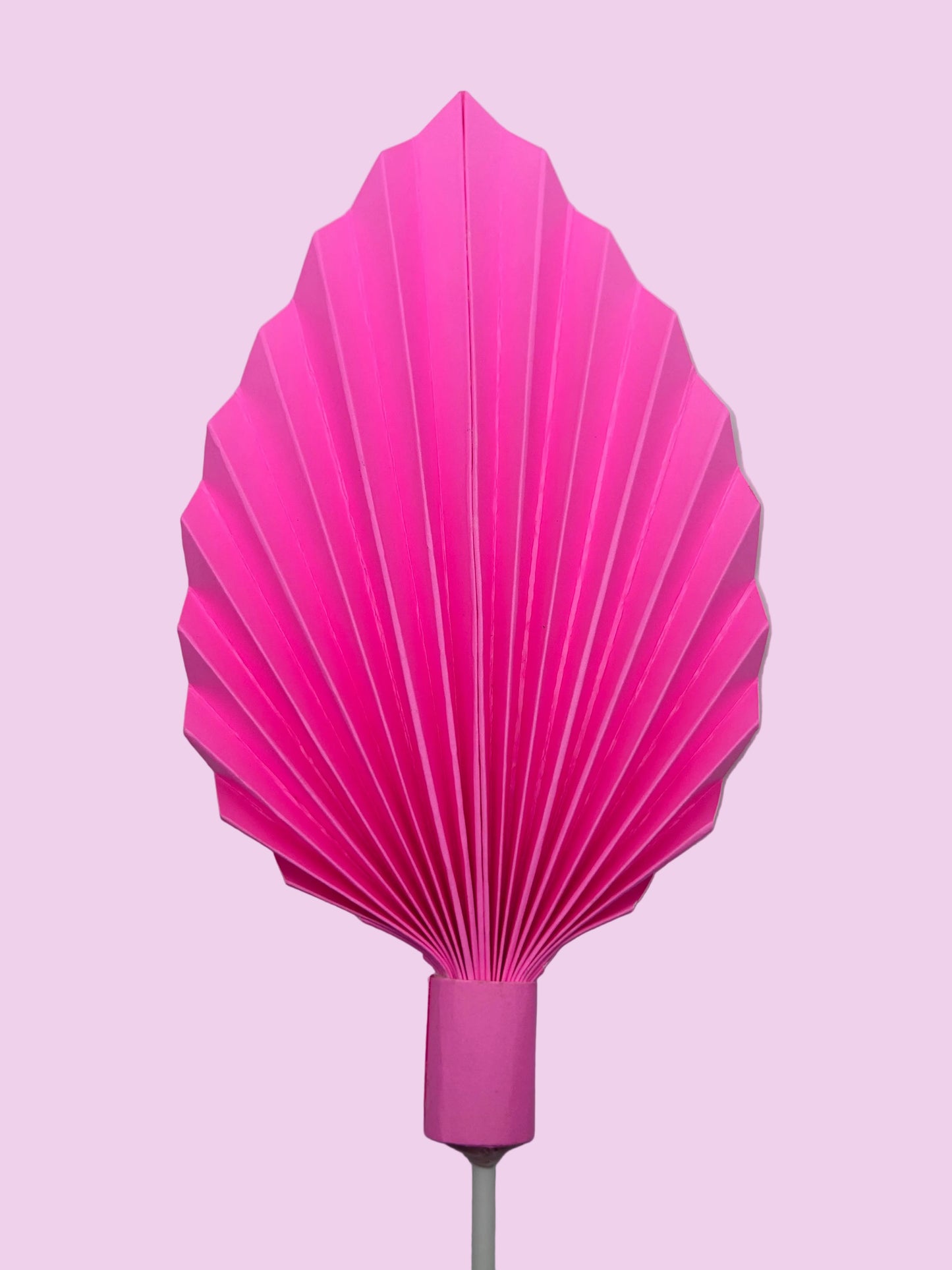 Barbie Pink Palm Leaf/Fan- 7 1/2”