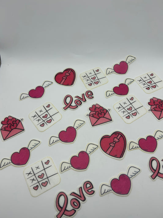 Love Feelings Edible Wafer Cuts
