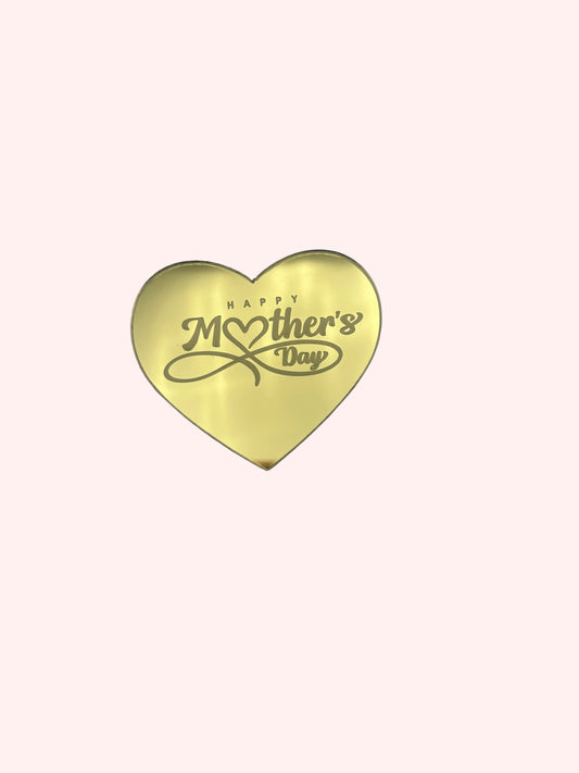 Happy Mother’s day infinity heart coin