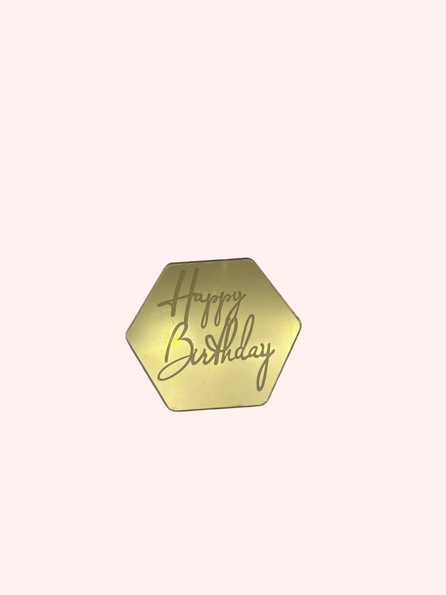 Happy Birthday Hexagon coin- 3
