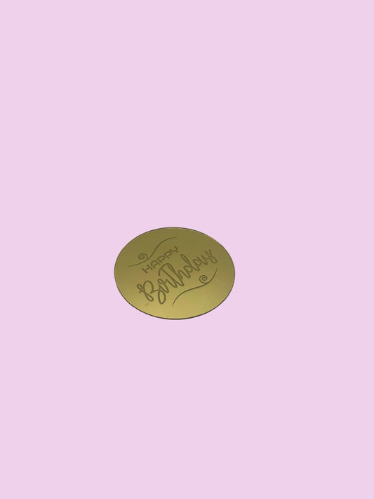Happy Birthday Coin- Gold