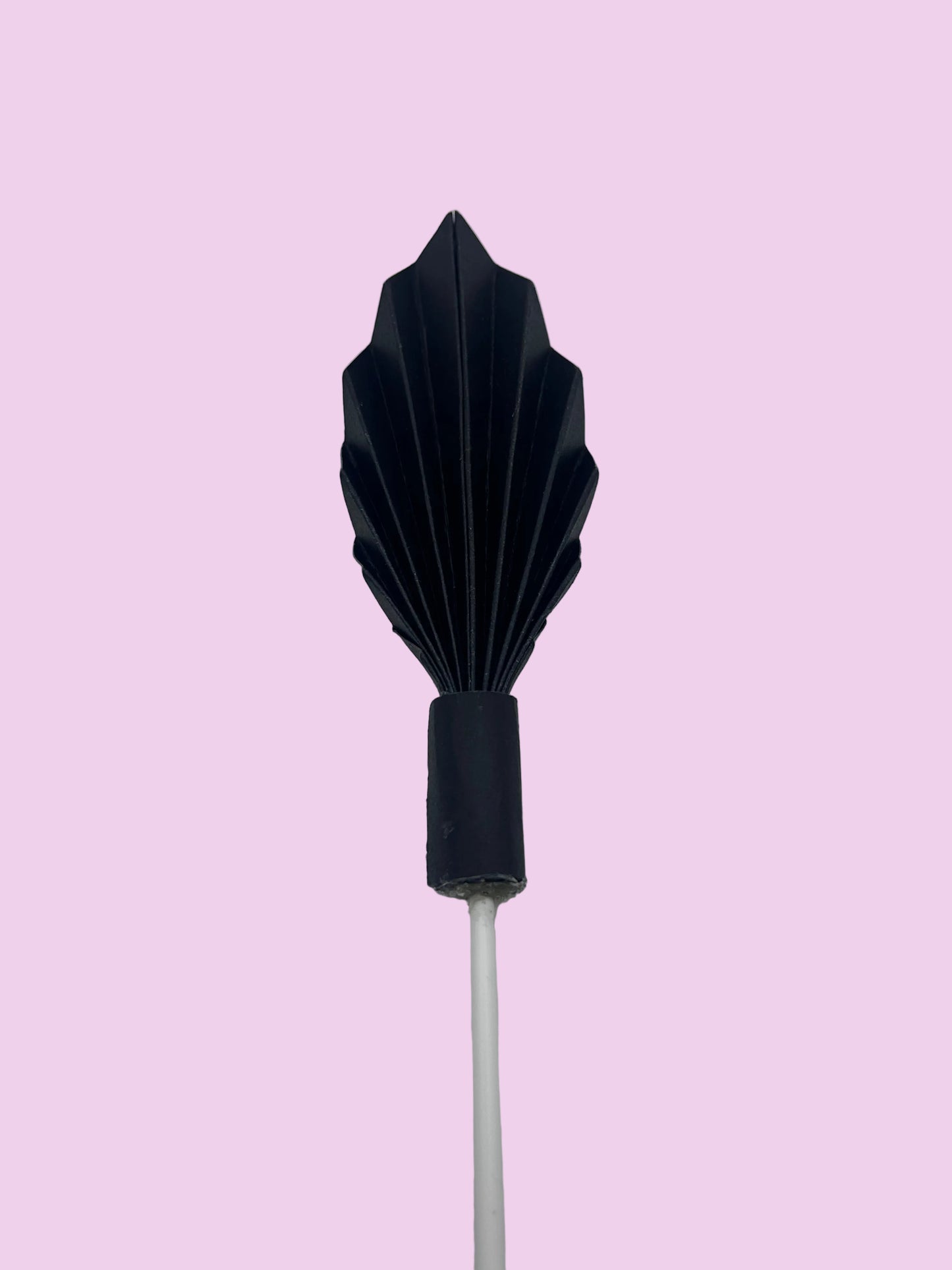 Small Black Palm Leaf/Fan- 4”