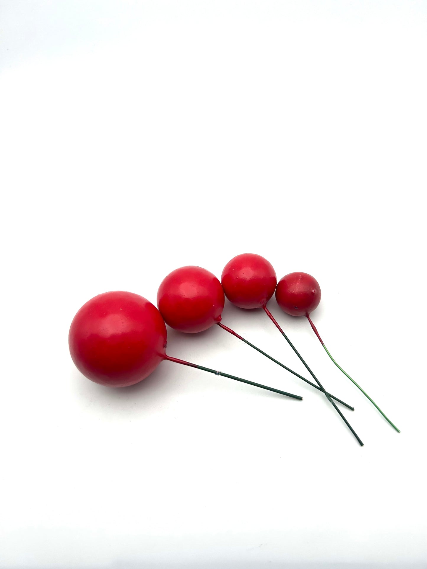 Red Faux Balls