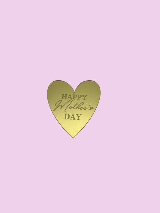 Happy Mother’s day heart coin