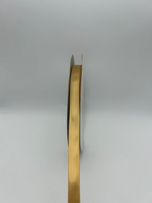 3/8 inch Satin Ribbon- Gold