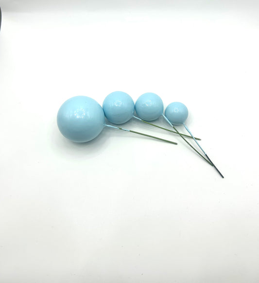 Light Blue Faux Balls