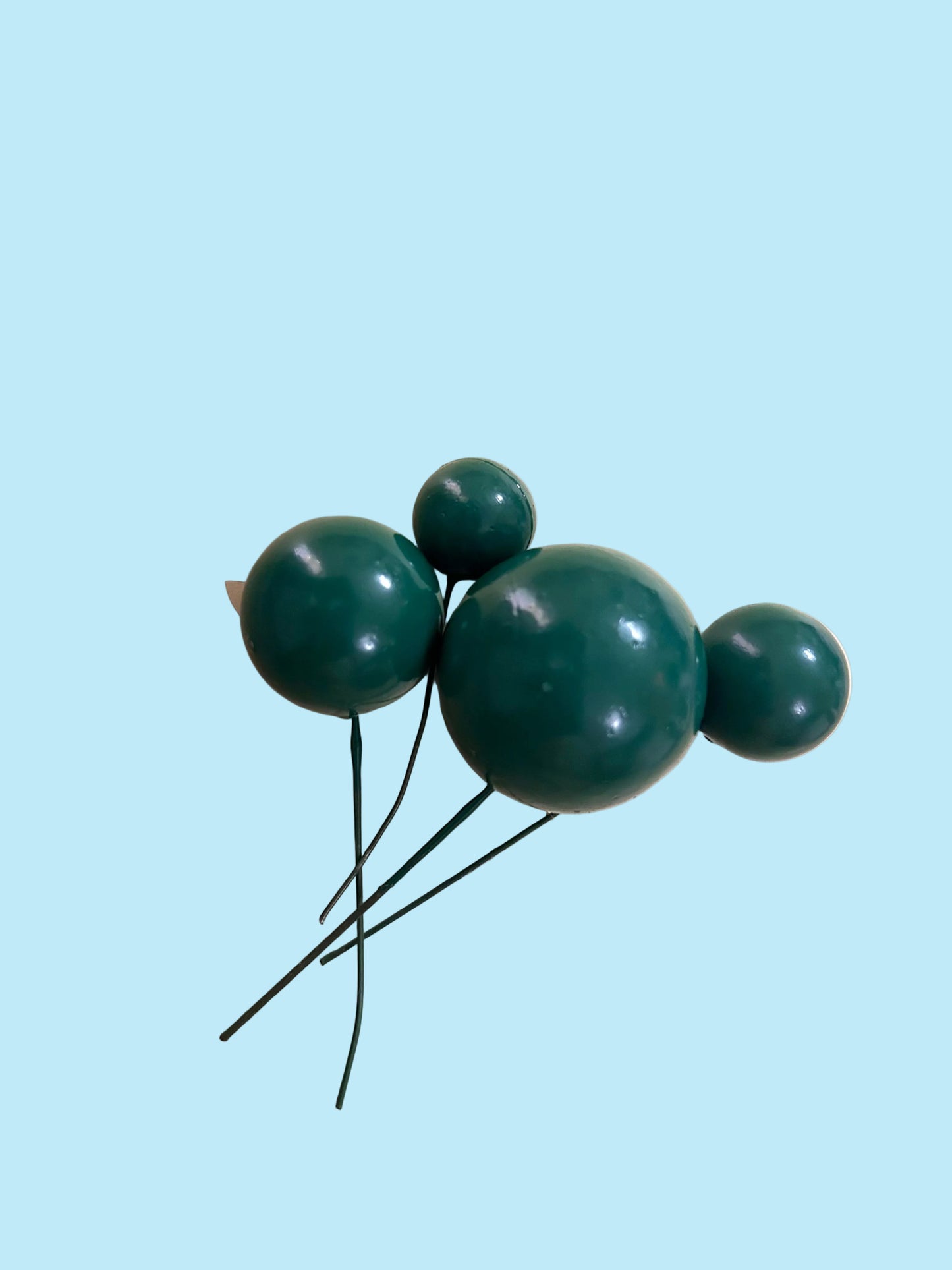 Emerald Green Faux Balls