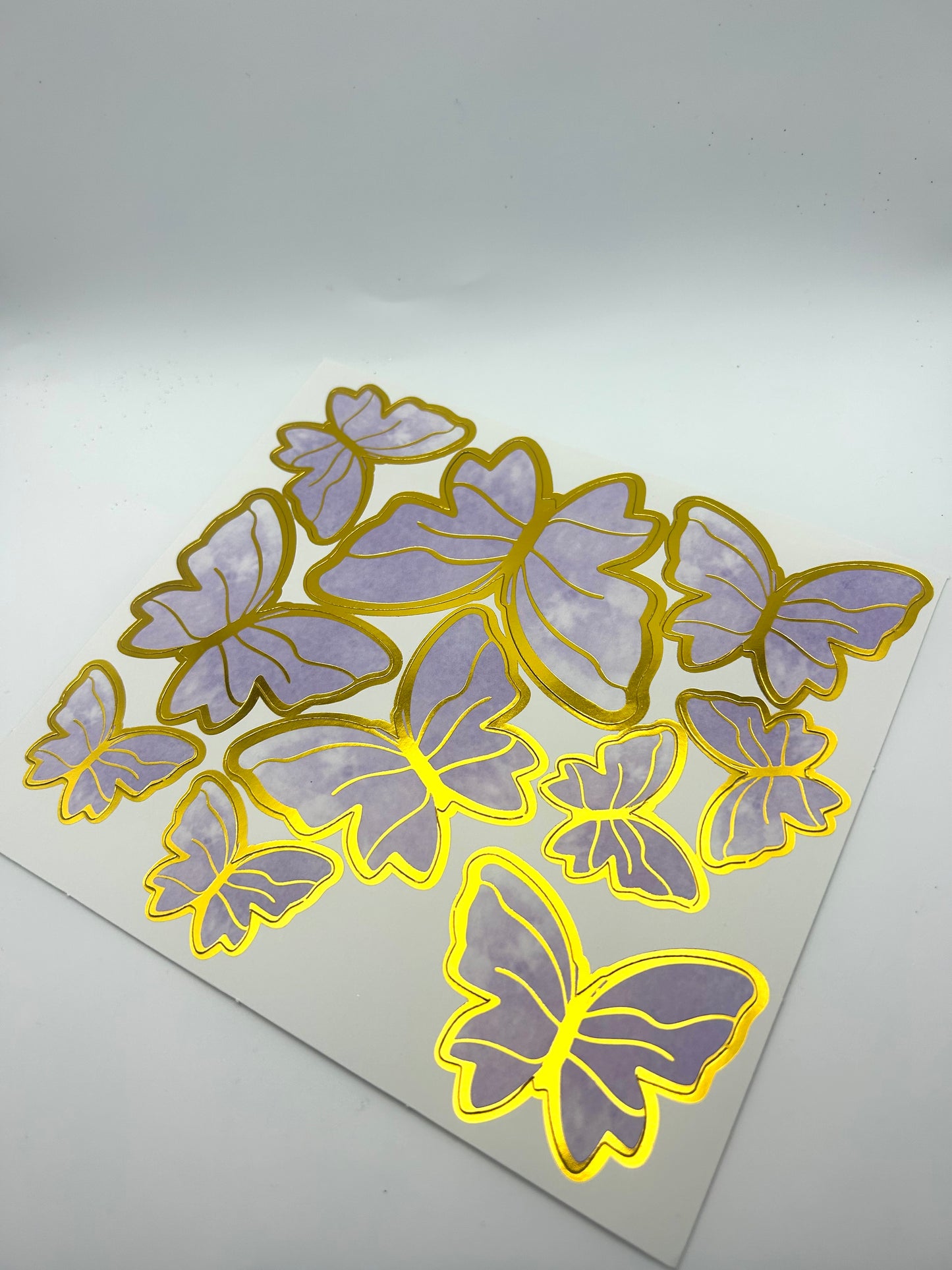 Purple Marbled Butterflies