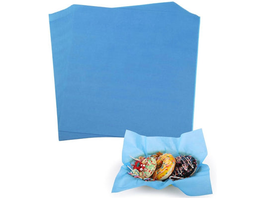 Greaseproof Wax Paper- Blue