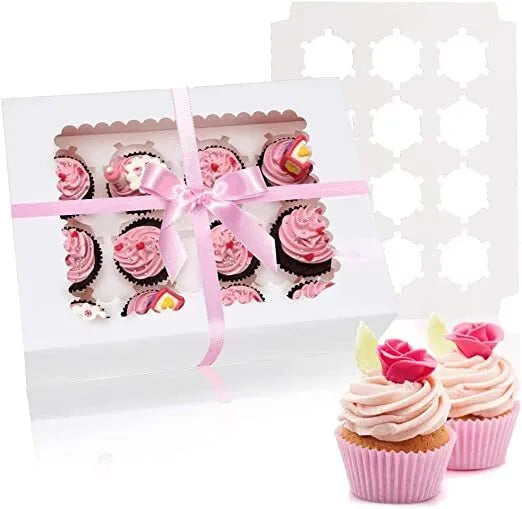 Cupcake boxes- 12 count