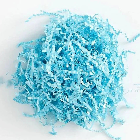 Baby Blue Paper Shreds