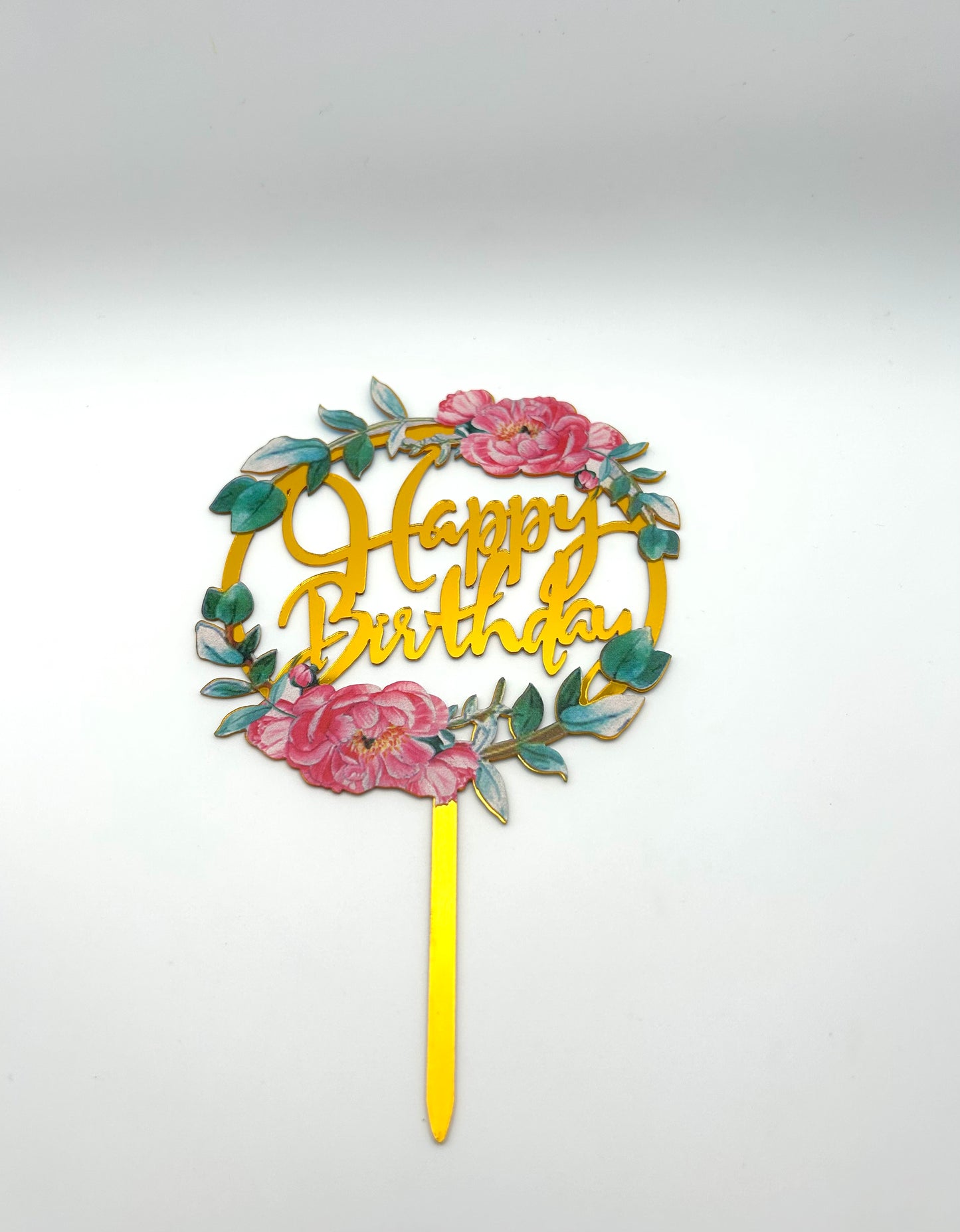 Happy Birthday-Floral