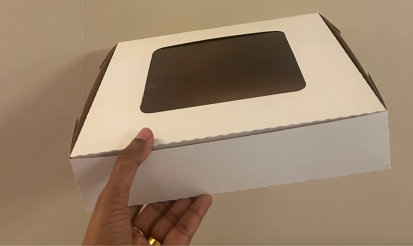 Cookie boxes/ hot cross bun boxes- 8x10x2