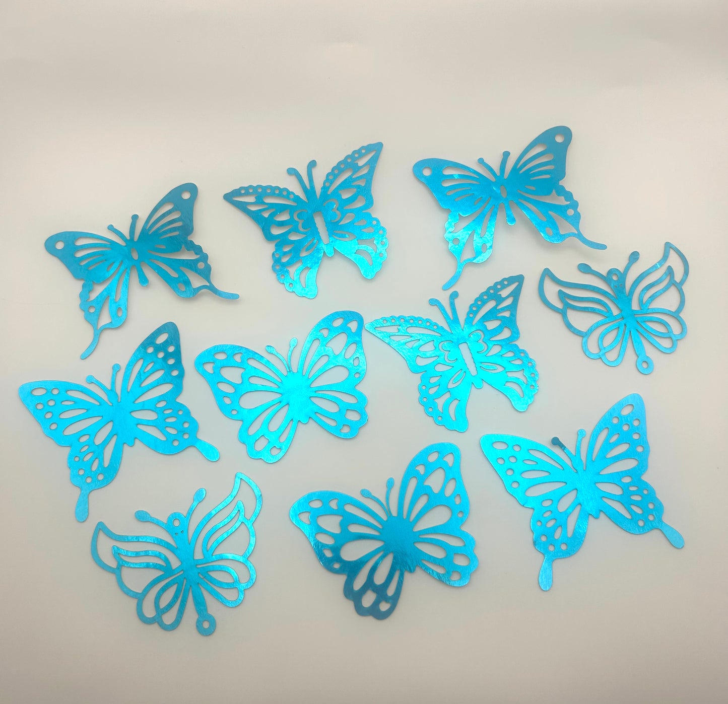Metallic Blue butterflies
