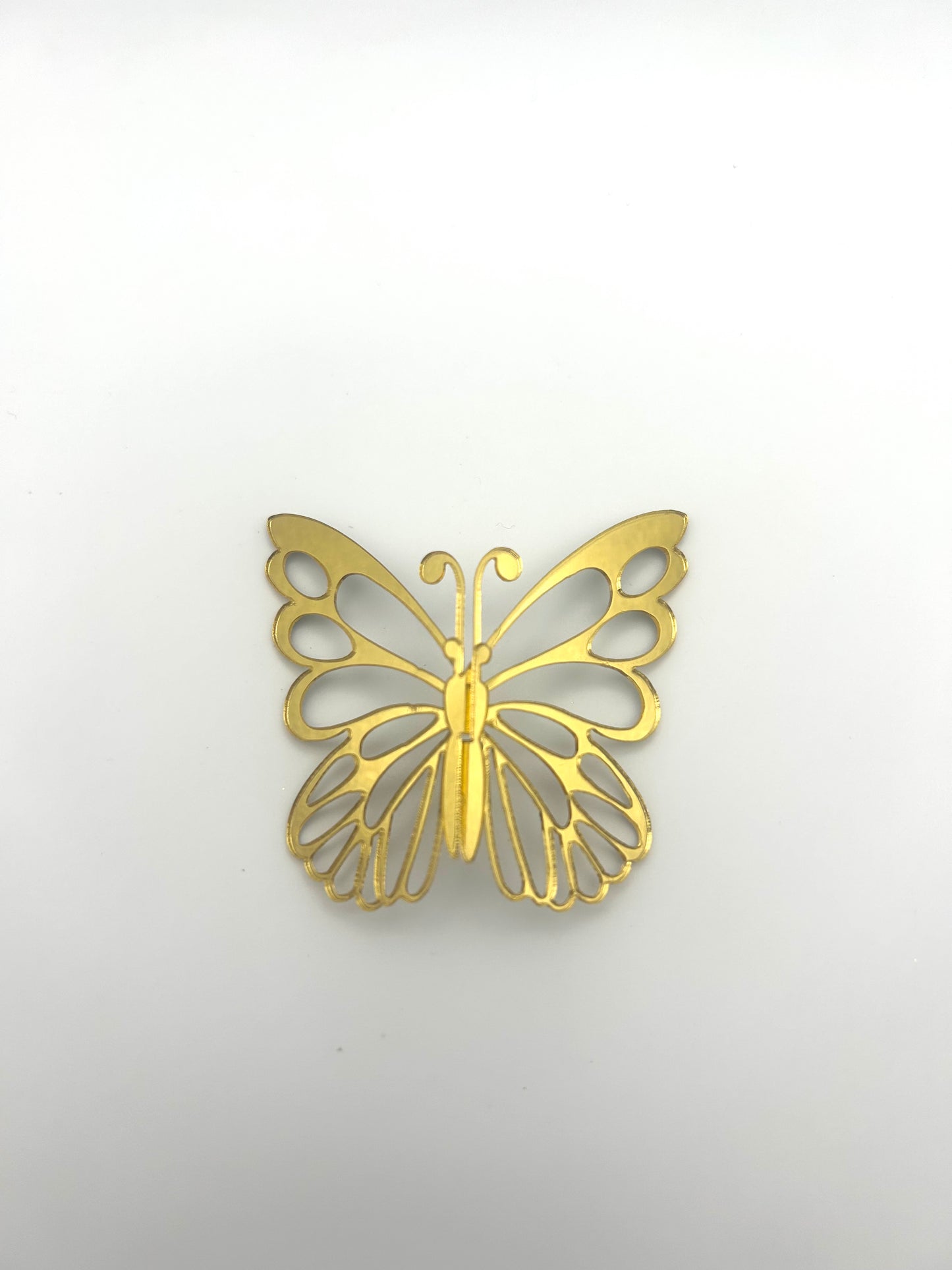 Half Gold Acrylic butterflies