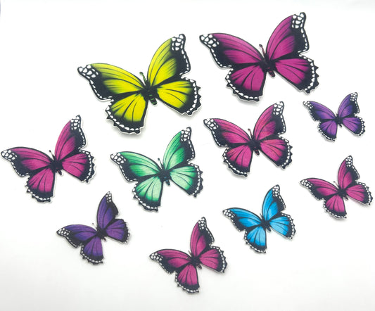 Edible butterflies- Multi-coloured