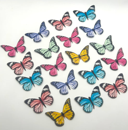 Edible butterflies- Multi-coloured