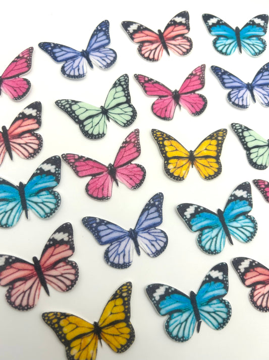 Edible butterflies- Multi-coloured