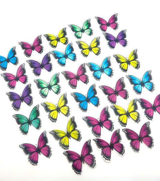 Edible butterflies- Multi-coloured