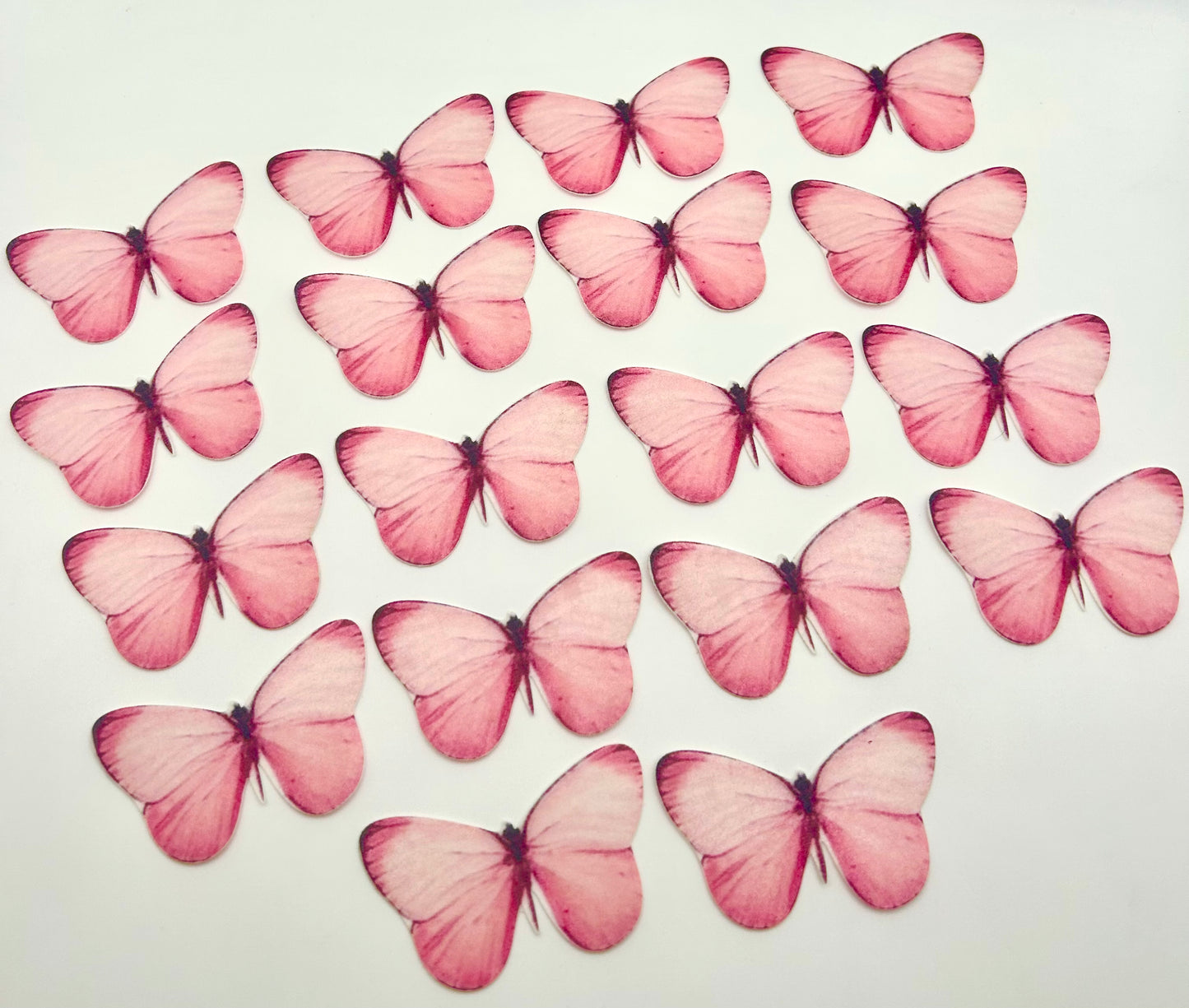 Edible butterflies- Watercolour red