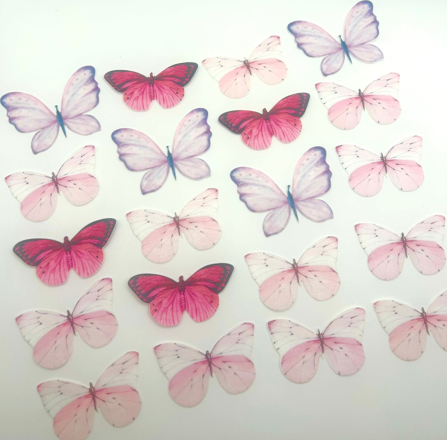 Edible butterflies- Watercolour multi-coloured