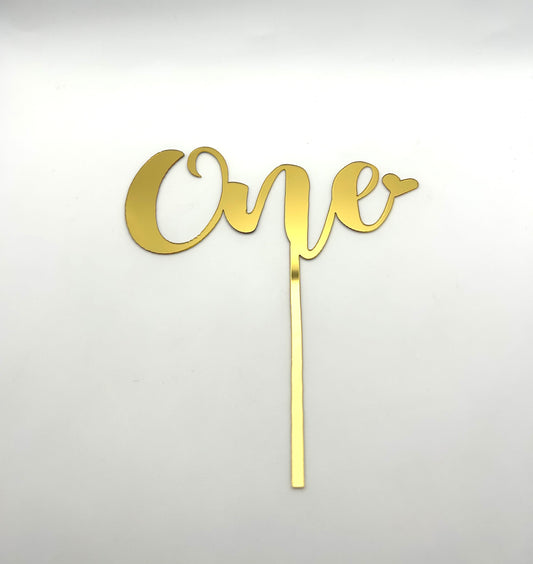 One